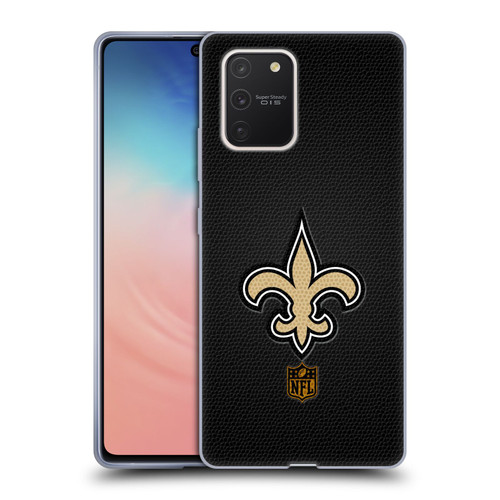 NFL New Orleans Saints Logo Football Soft Gel Case for Samsung Galaxy S10 Lite