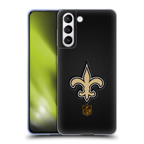 NFL New Orleans Saints Logo Football Soft Gel Case for Samsung Galaxy S21 5G