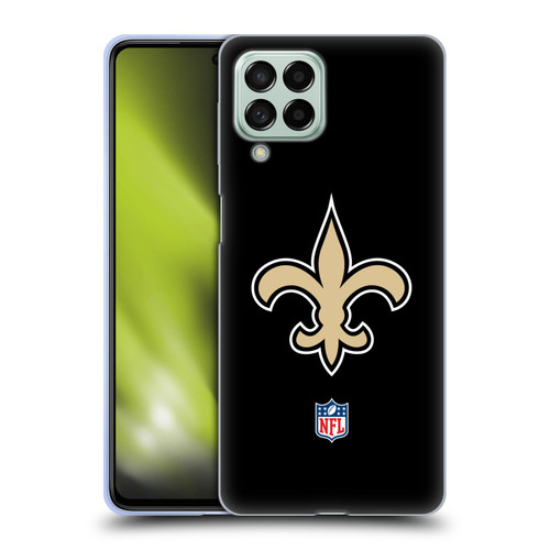 NFL New Orleans Saints Logo Plain Soft Gel Case for Samsung Galaxy M53 (2022)