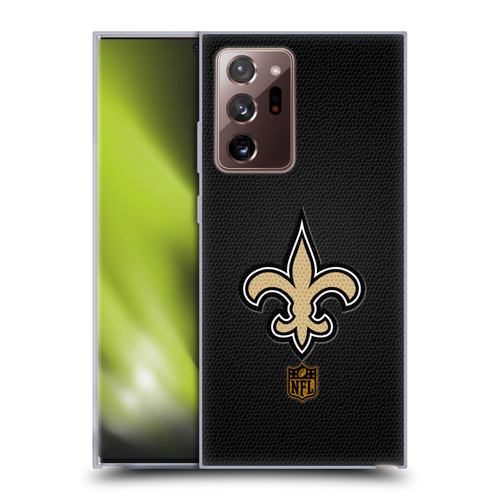 NFL New Orleans Saints Logo Football Soft Gel Case for Samsung Galaxy Note20 Ultra / 5G