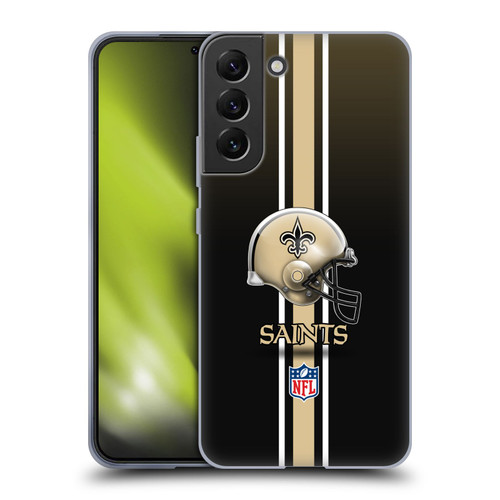 NFL New Orleans Saints Logo Helmet Soft Gel Case for Samsung Galaxy S22+ 5G