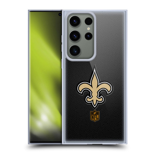 NFL New Orleans Saints Logo Football Soft Gel Case for Samsung Galaxy S23 Ultra 5G