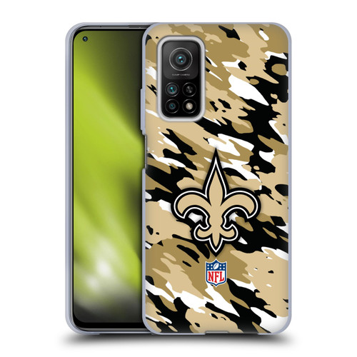 NFL New Orleans Saints Logo Camou Soft Gel Case for Xiaomi Mi 10T 5G