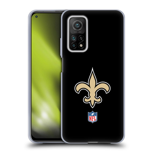 NFL New Orleans Saints Logo Plain Soft Gel Case for Xiaomi Mi 10T 5G