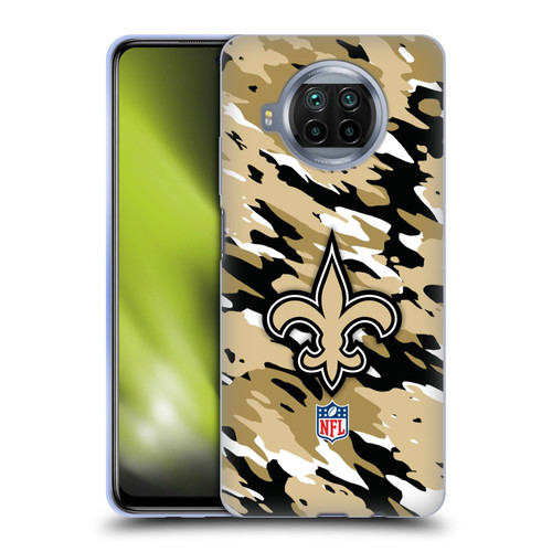 NFL New Orleans Saints Logo Camou Soft Gel Case for Xiaomi Mi 10T Lite 5G