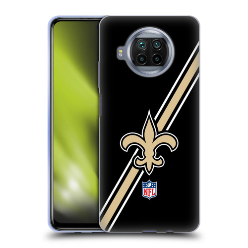 NFL New Orleans Saints Logo Stripes Soft Gel Case for Xiaomi Mi 10T Lite 5G