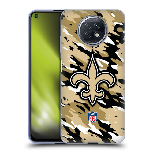 NFL New Orleans Saints Logo Camou Soft Gel Case for Xiaomi Redmi Note 9T 5G