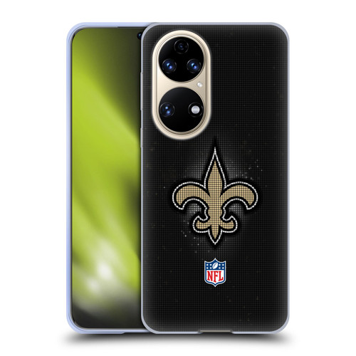 NFL New Orleans Saints Artwork LED Soft Gel Case for Huawei P50