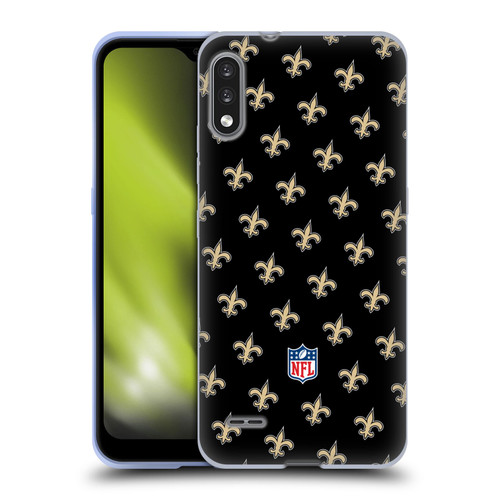 NFL New Orleans Saints Artwork Patterns Soft Gel Case for LG K22