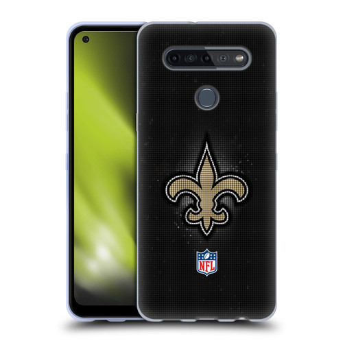 NFL New Orleans Saints Artwork LED Soft Gel Case for LG K51S