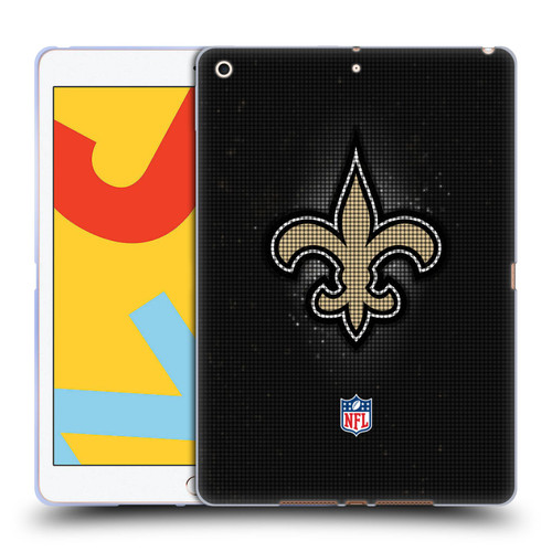 NFL New Orleans Saints Artwork LED Soft Gel Case for Apple iPad 10.2 2019/2020/2021
