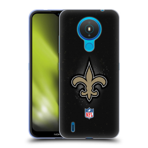 NFL New Orleans Saints Artwork LED Soft Gel Case for Nokia 1.4