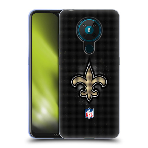 NFL New Orleans Saints Artwork LED Soft Gel Case for Nokia 5.3