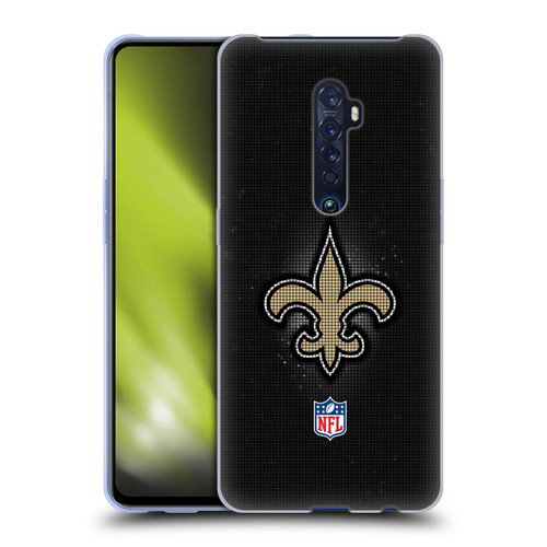 NFL New Orleans Saints Artwork LED Soft Gel Case for OPPO Reno 2