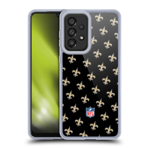 NFL New Orleans Saints Artwork Patterns Soft Gel Case for Samsung Galaxy A33 5G (2022)