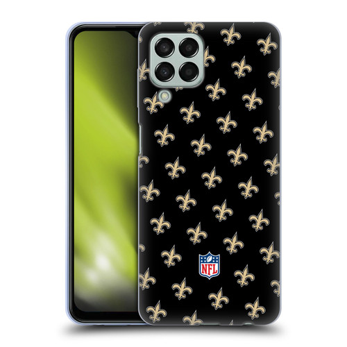 NFL New Orleans Saints Artwork Patterns Soft Gel Case for Samsung Galaxy M33 (2022)