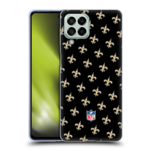NFL New Orleans Saints Artwork Patterns Soft Gel Case for Samsung Galaxy M53 (2022)