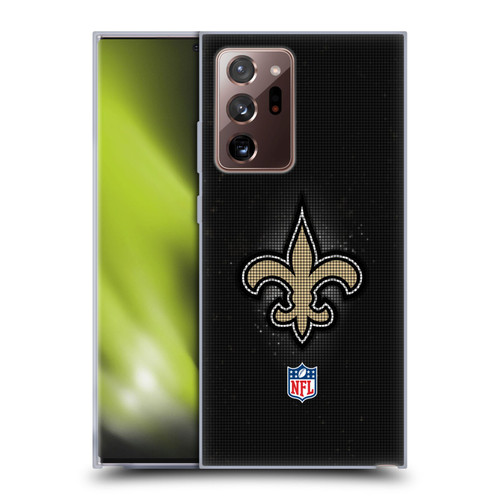 NFL New Orleans Saints Artwork LED Soft Gel Case for Samsung Galaxy Note20 Ultra / 5G
