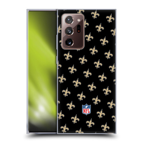 NFL New Orleans Saints Artwork Patterns Soft Gel Case for Samsung Galaxy Note20 Ultra / 5G