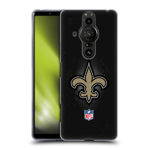 NFL New Orleans Saints Artwork LED Soft Gel Case for Sony Xperia Pro-I