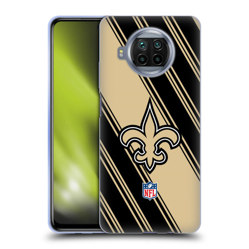 NFL New Orleans Saints Artwork Stripes Soft Gel Case for Xiaomi Mi 10T Lite 5G
