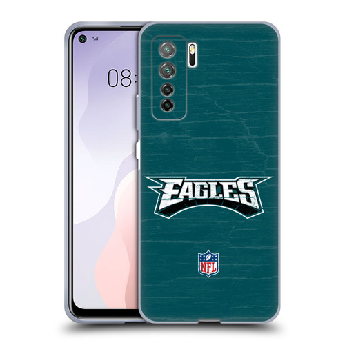 NFL Philadelphia Eagles Logo Distressed Look Soft Gel Case for Huawei Nova 7 SE/P40 Lite 5G