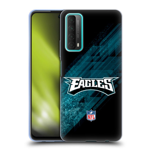 NFL Philadelphia Eagles Logo Blur Soft Gel Case for Huawei P Smart (2021)