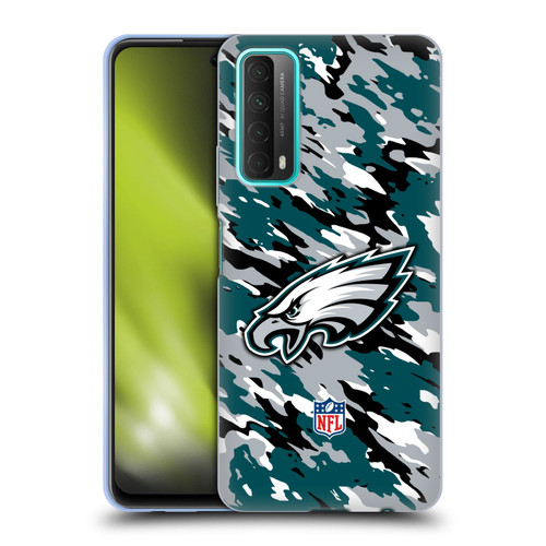 NFL Philadelphia Eagles Logo Camou Soft Gel Case for Huawei P Smart (2021)