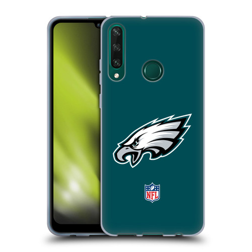 NFL Philadelphia Eagles Logo Plain Soft Gel Case for Huawei Y6p