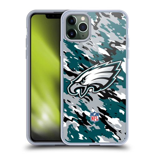 NFL Philadelphia Eagles Logo Camou Soft Gel Case for Apple iPhone 11 Pro Max