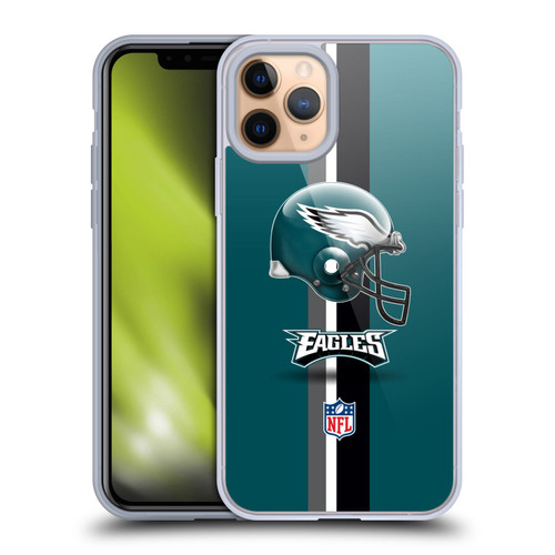 NFL Philadelphia Eagles Logo Helmet Soft Gel Case for Apple iPhone 11 Pro