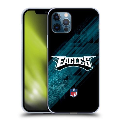 NFL Philadelphia Eagles Logo Blur Soft Gel Case for Apple iPhone 12 / iPhone 12 Pro