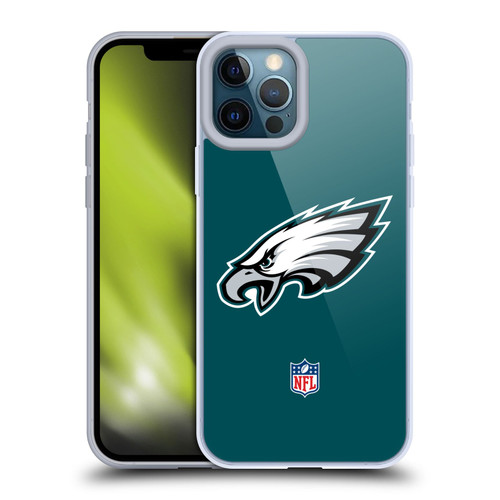 NFL Philadelphia Eagles Logo Plain Soft Gel Case for Apple iPhone 12 Pro Max