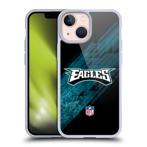 NFL Philadelphia Eagles Logo Blur Soft Gel Case for Apple iPhone 13 Mini