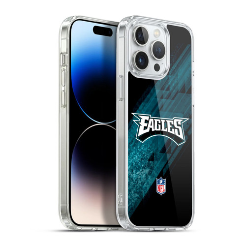 NFL Philadelphia Eagles Logo Blur Soft Gel Case for Apple iPhone 13 Pro Max