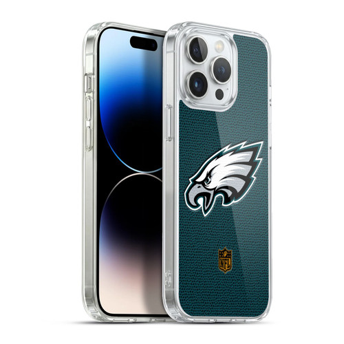 NFL Philadelphia Eagles Logo Football Soft Gel Case for Apple iPhone 13 Pro Max
