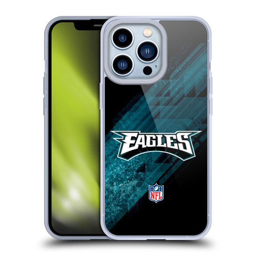 NFL Philadelphia Eagles Logo Blur Soft Gel Case for Apple iPhone 13 Pro
