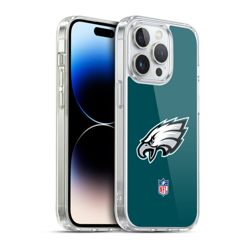 NFL Philadelphia Eagles Logo Plain Soft Gel Case for Apple iPhone 13 Pro