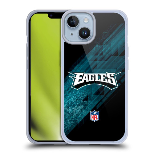 NFL Philadelphia Eagles Logo Blur Soft Gel Case for Apple iPhone 14