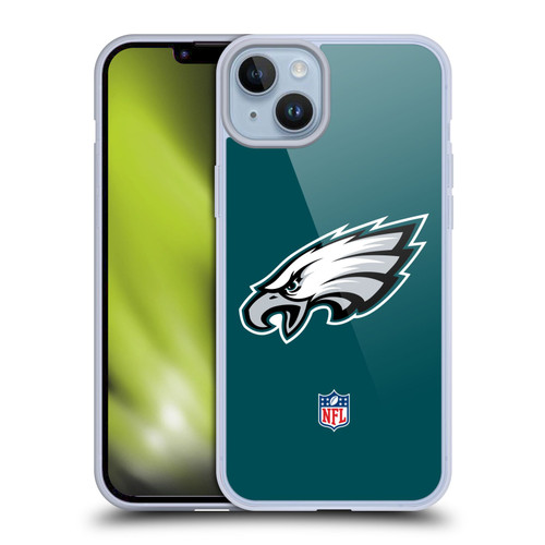 NFL Philadelphia Eagles Logo Plain Soft Gel Case for Apple iPhone 14 Plus NFL Philadelphia Eagles Logo Plain Soft Gel Case for Apple iPhone 14 Plus