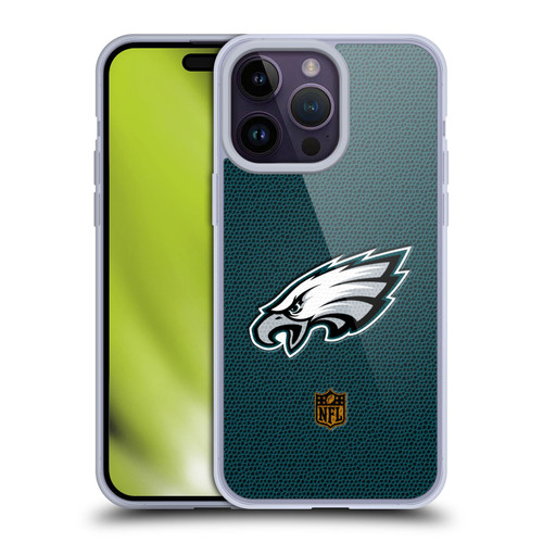 NFL Philadelphia Eagles Logo Football Soft Gel Case for Apple iPhone 14 Pro Max