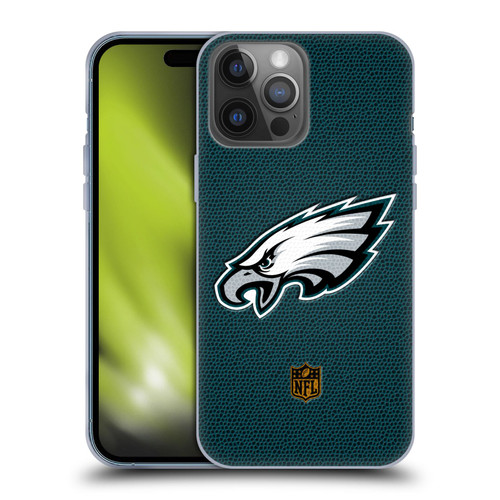 NFL Philadelphia Eagles Logo Football Soft Gel Case for Apple iPhone 14 Pro Max