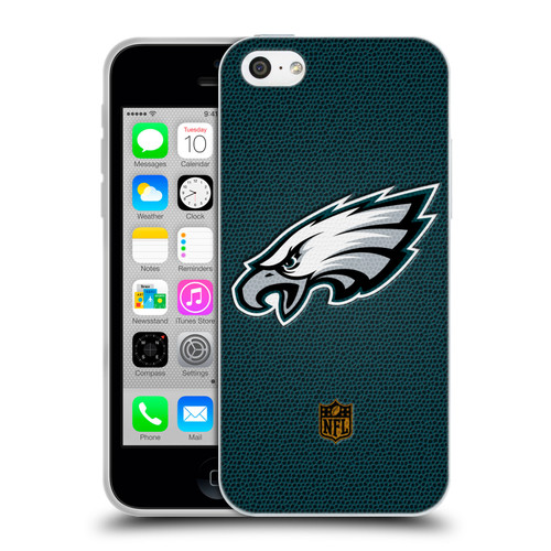 NFL Philadelphia Eagles Logo Football Soft Gel Case for Apple iPhone 5c