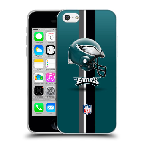 NFL Philadelphia Eagles Logo Helmet Soft Gel Case for Apple iPhone 5c