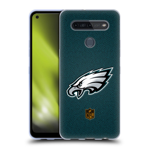 NFL Philadelphia Eagles Logo Football Soft Gel Case for LG K51S