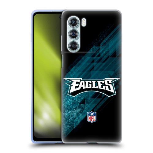 NFL Philadelphia Eagles Logo Blur Soft Gel Case for Motorola Edge S30 / Moto G200 5G