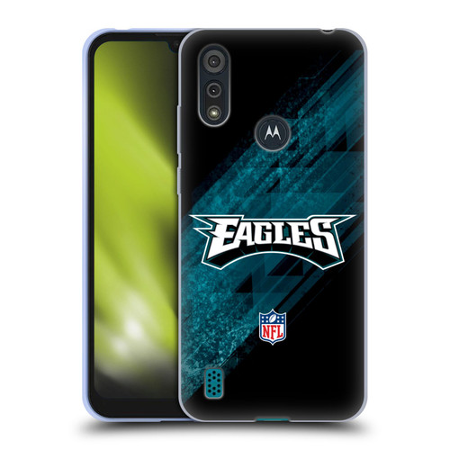 NFL Philadelphia Eagles Logo Blur Soft Gel Case for Motorola Moto E6s (2020)