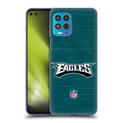 NFL Philadelphia Eagles Logo Distressed Look Soft Gel Case for Motorola Moto G100