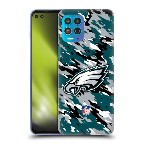 NFL Philadelphia Eagles Logo Camou Soft Gel Case for Motorola Moto G100