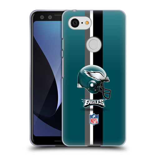 NFL Philadelphia Eagles Logo Helmet Soft Gel Case for Google Pixel 3 NFL Philadelphia Eagles Logo Helmet Soft Gel Case for Google Pixel 3